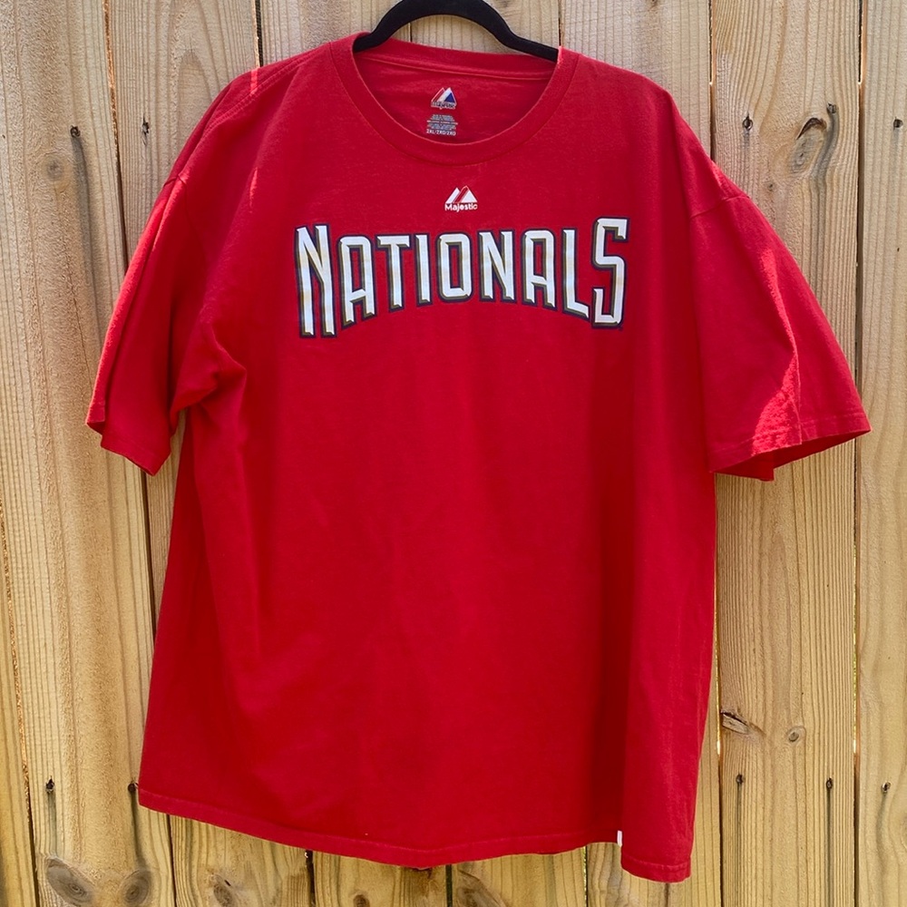 Nationals Strasburg 37 T shirt Majestic